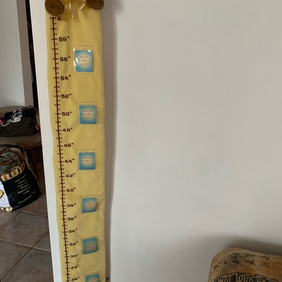 Bean Framed Giraffe child growth cart 60” - Picture 2 of 5